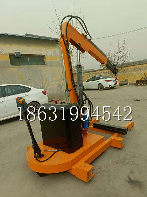 九如乡自卸车厢随车吊 自制轮式四不像起重机 四驱平板吊 5吨 贵盛